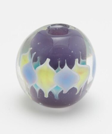 【カヤ】トンボ玉2cm 花片