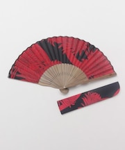 【カヤ】花影扇子