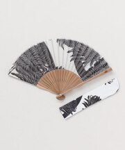 【カヤ】花影扇子
