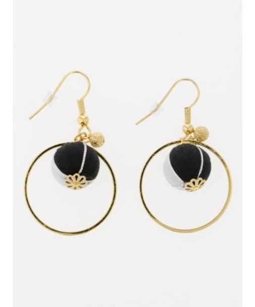 【カヤ】重ね手鞠ピアス