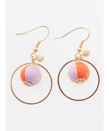 【カヤ】重ね手鞠ピアス