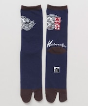 【カヤ】刺しジャン獅子足袋（25-28cm）