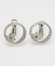 【カヤ】白金縁イヤリング