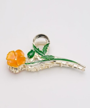 【カヤ】花めくポピーヘアクリップ