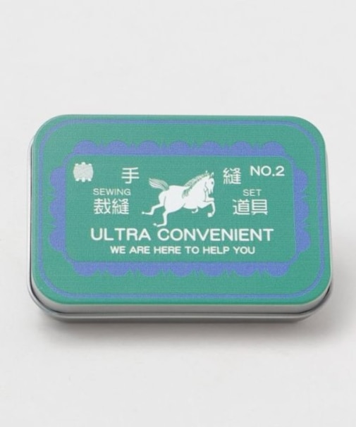 【カヤ】レトロ携帯裁縫缶箱