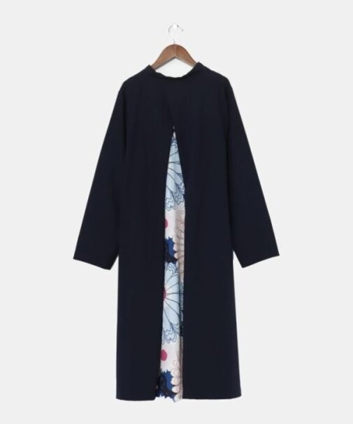 【カヤ】花寄せ八掛羽織