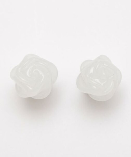 【カヤ】透け梅ガラスピアス