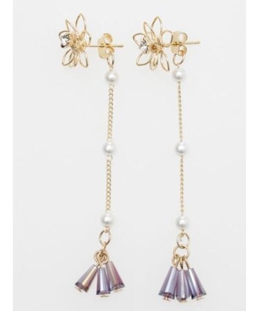 【カヤ】色ふさピアス