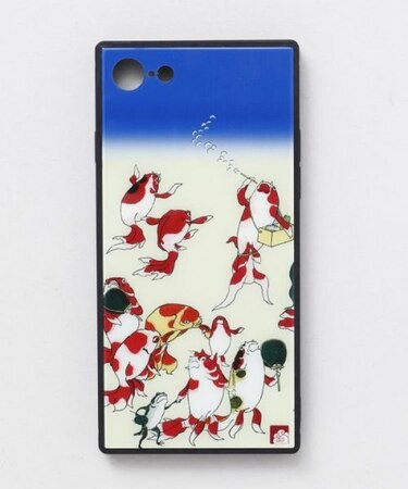 【カヤ】[iPhone8/7/SE(第二世代）]スマホ包みガラス
