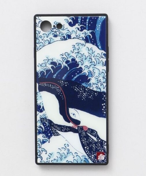 【カヤ】[iPhone8/7/SE(第二世代）]スマホ包みガラス