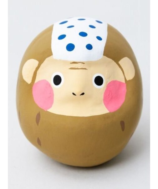 【カヤ】申（さる）豆だるま