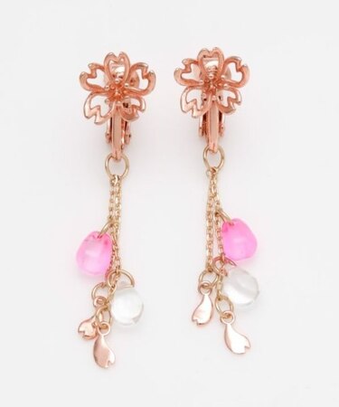 【カヤ】花雫イヤリング