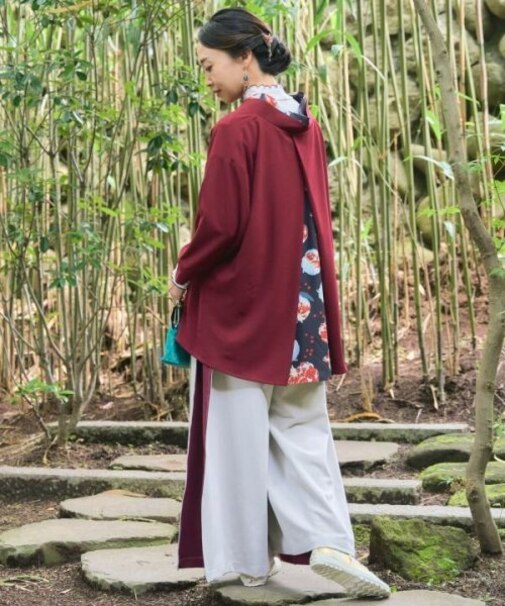 【カヤ】四季の冬装い八掛トップス