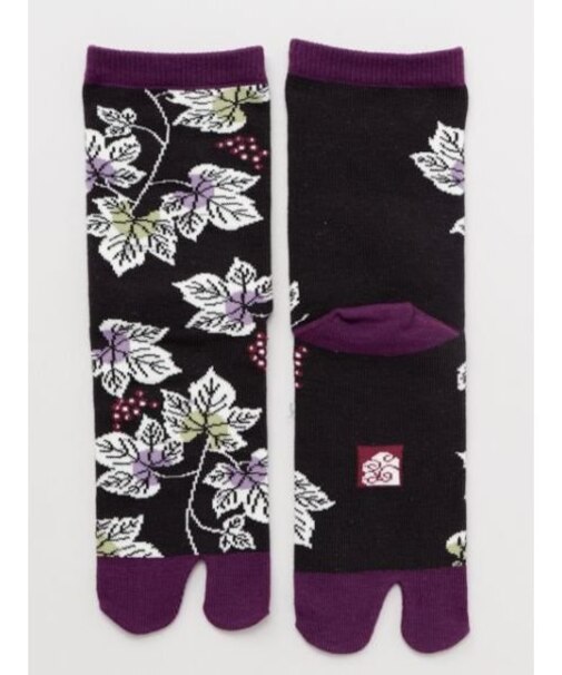 【カヤ】葡萄の足袋（23-25cm）