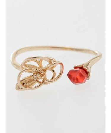 【カヤ】花雫リング