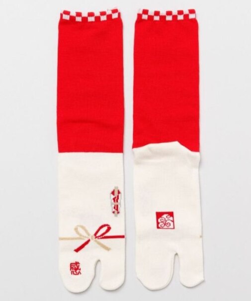 【カヤ】祝い足袋（25-28ｃｍ）