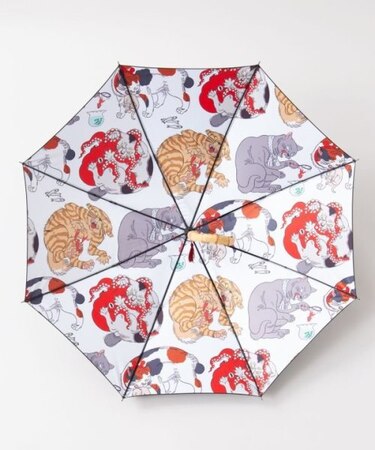 【カヤ】【遮光率90%以上・晴雨兼用】日傘《石黒亜矢子×倭物やカヤ》