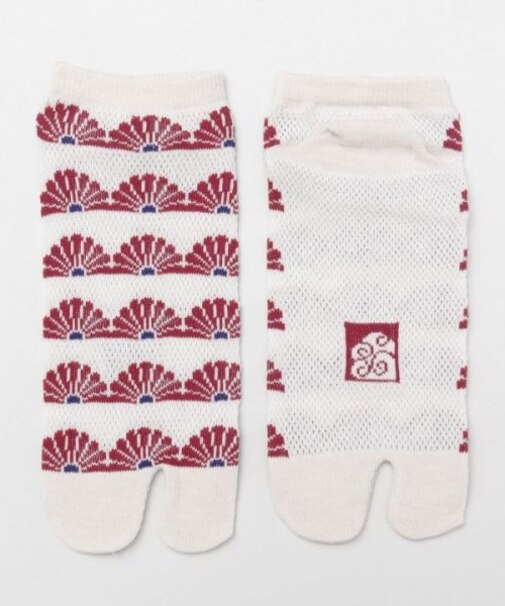 【カヤ】菊紋鹿の子足袋（23-25cm）