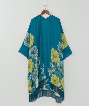 【カヤ】【UVカット加工】花錦羽織