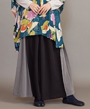 【カヤ】隠れ色袴パンツ