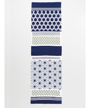 【カヤ】【長尺】麻の葉手拭