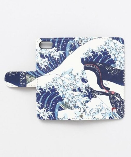 【カヤ】[iPhoneSE/8/7]スマホ手帳包み