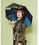 【カヤ】【遮光率90%以上】天井絵日傘（晴雨兼用）