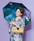 【カヤ】【遮光率90%以上】天井絵日傘（晴雨兼用）