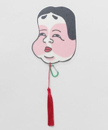 【カヤ】お面うちわ