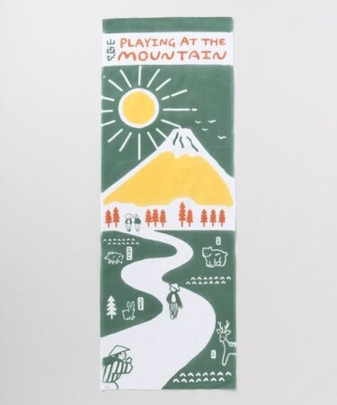 【カヤ】山遊び手拭