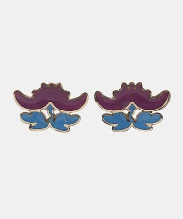 【カヤ】花紋ピアス