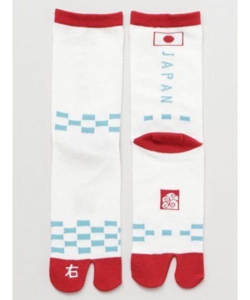 【カヤ】日の丸左右足袋（23-25cm）