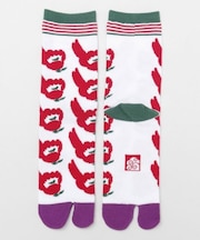 【カヤ】赤こけし足袋(23-25cm)