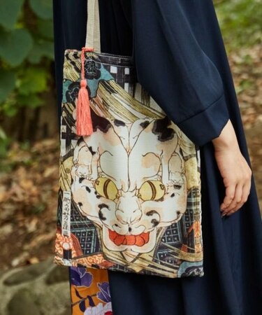 【カヤ】浮世絵トートバッグ