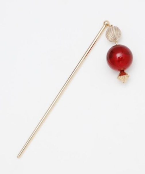 【カヤ】玉つなぎかんざし