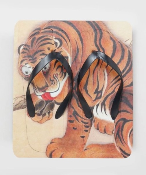 【カヤ】浮世絵足袋型ビーチサンダル(23-24cm )