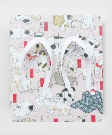 【カヤ】浮世絵足袋型ビーチサンダル(23-24cm )