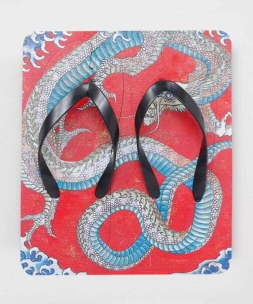 【カヤ】浮世絵足袋型ビーチサンダル(23-24cm )