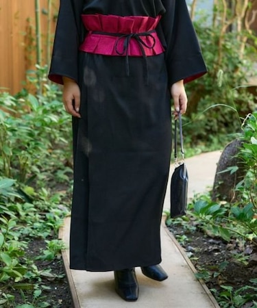 【カヤ】流水洒落着帯スカート