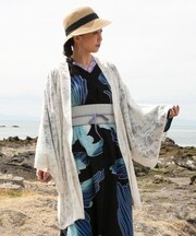 【カヤ】透かし花羽織