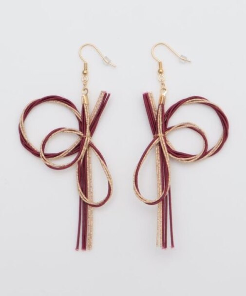 【カヤ】結び和重ねピアス