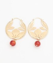 【カヤ】花家紋ピアス