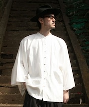 【カヤ】角袖メンズシャツ