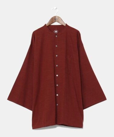 【カヤ】角袖メンズシャツ