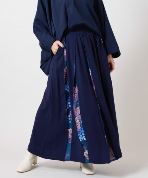 【カヤ】四季の冬装い八掛スカート