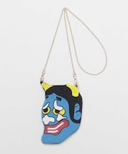 【カヤ】お面ビーズショルダーバッグ