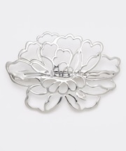 【カヤ】芍薬咲きバレッタヘアクリップ