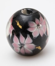 【カヤ】箔花とんぼ玉2ｃｍ