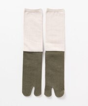 【カヤ】【麻混】合わせ足袋（25-28cm）