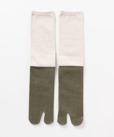 【カヤ】【麻混】合わせ足袋（25-28cm）